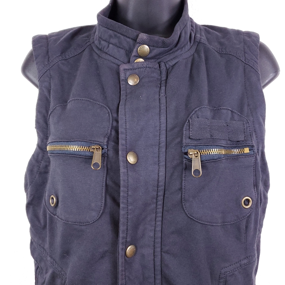 Sanctuary Black Zip Cargo Vest - Picture 3 of 9